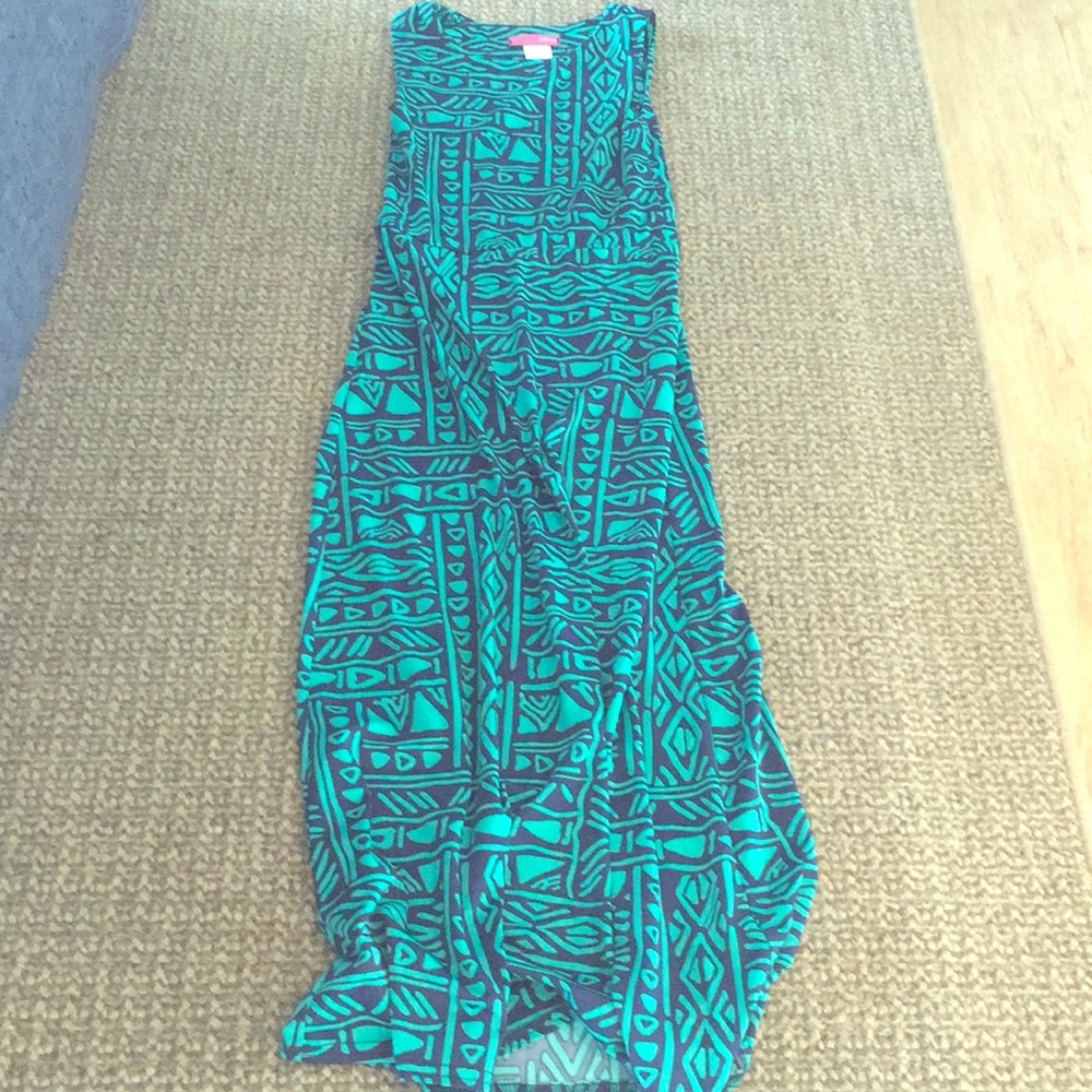 Pattern maxi dress